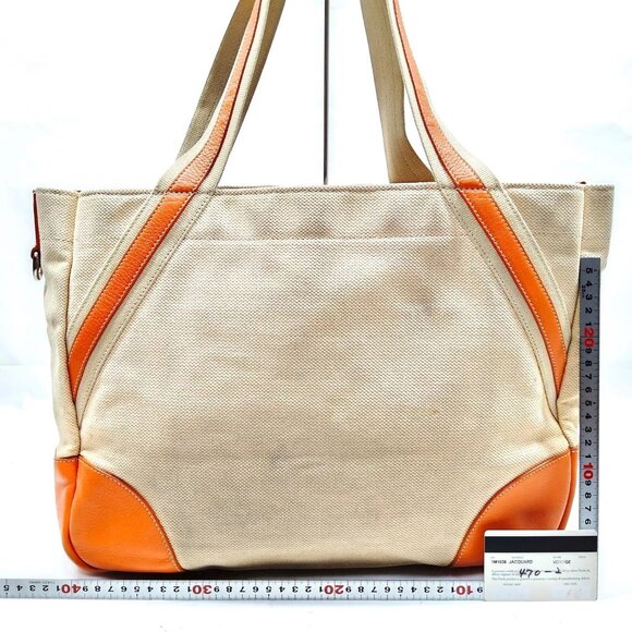 Prada Canvas Appliqué Tote Bag - Picture 2 of 9